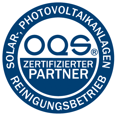 OQS ZERT-Partner Siegel – zertifizierter Solarreinigungsbetrieb